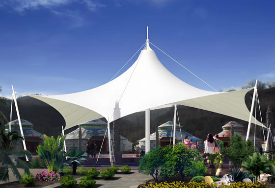 景观膜结构示例图