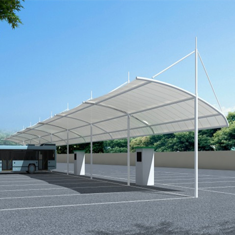 充电桩膜结构雨棚