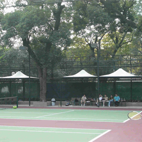 网球场过道景观膜结构