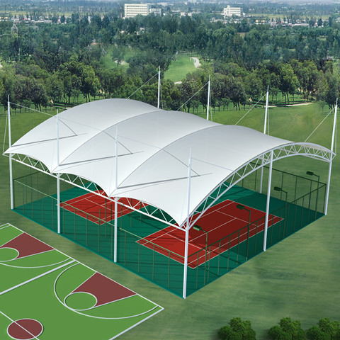 球场膜结构雨棚