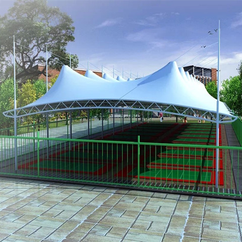球场膜结构雨棚
