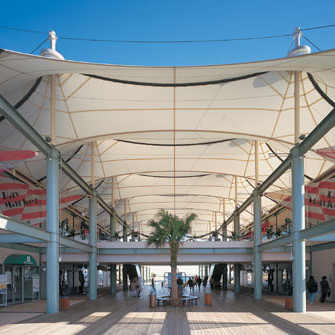 商场楼顶膜结构