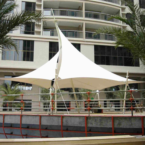 小区景观膜结构 湛江翠堤湾