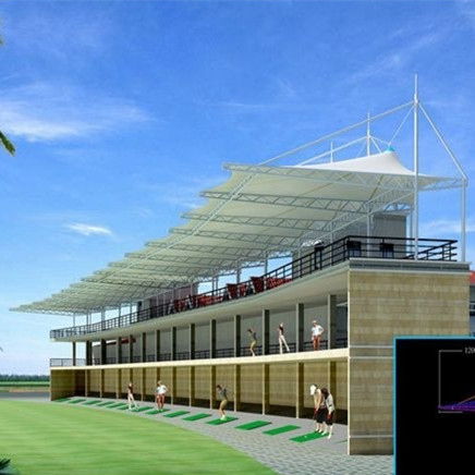 高尔夫球场膜结构