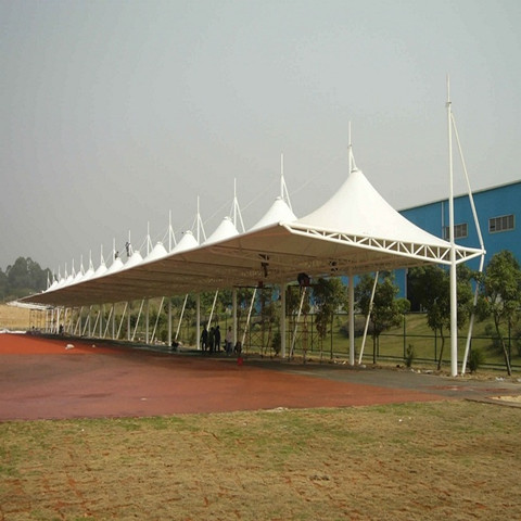 膜结构停车棚 圆管桁架结构