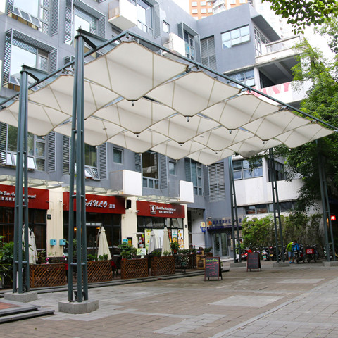 广场景观膜结构 蛇口南海意库