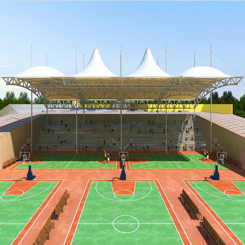 学校体育看台膜结构