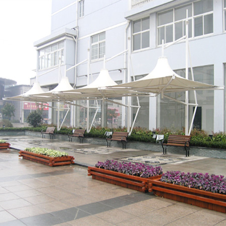 景观膜结构雨棚小品
