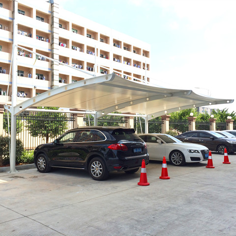 膜结构停车棚 东莞塘厦工厂