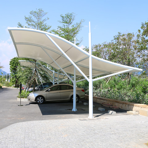 膜结构停车棚 深圳大鹏龙岐湾