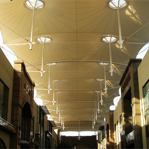 商场屋顶膜结构