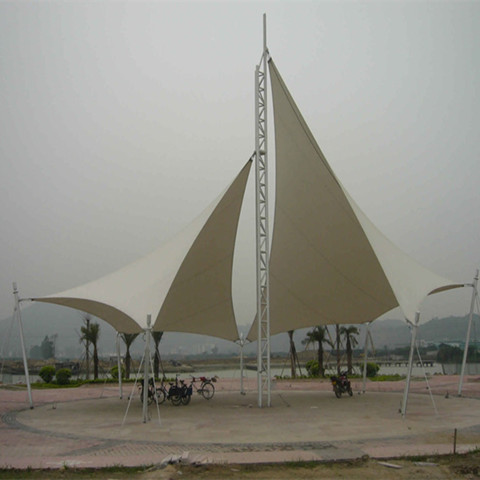 广场休闲景观膜结构 广州蕉门河