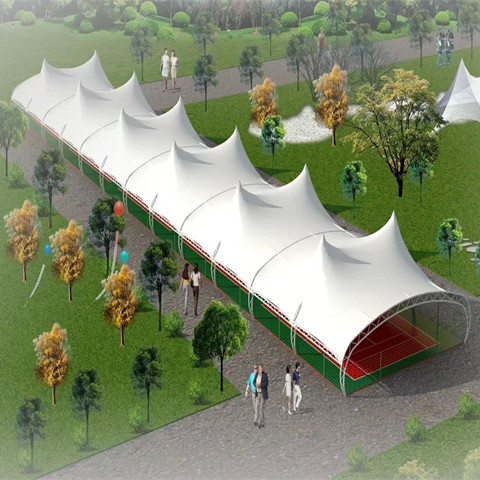 球场膜结构雨棚