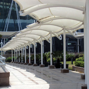 过道景观膜结构