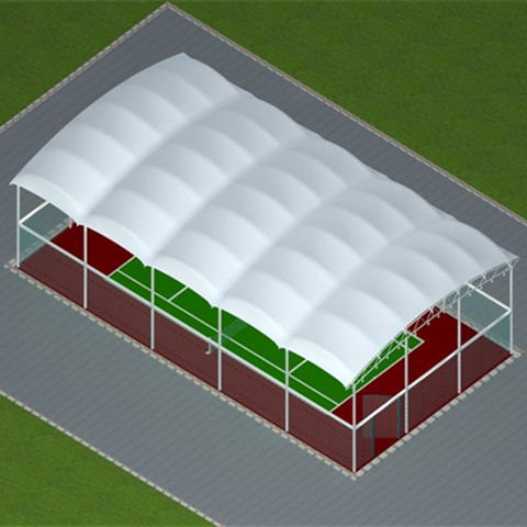 球场膜结构雨棚