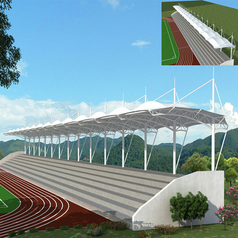 体育看台膜结构