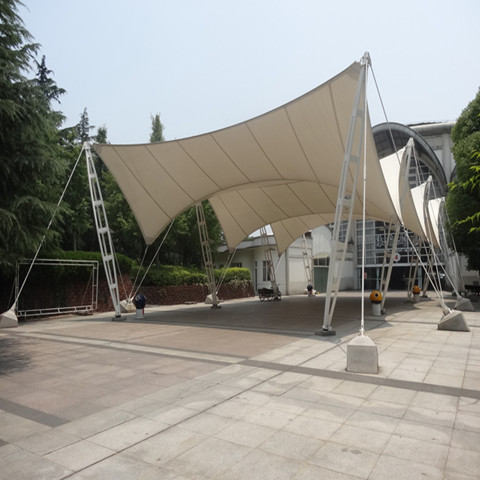 广场走道景观膜结构雨棚